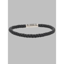 BRACCIALE IN PELLE INTRECCIATA