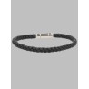 BRACCIALE IN PELLE INTRECCIATA