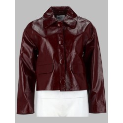 GIACCA IN PELLE CON BOTTONI