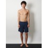 Nylon swimsuit with tone-on-tone logo patch