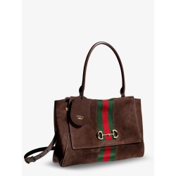 Paparazzo suede handbag with iconic Web Detail on the front