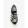 Canvas sneakers with iconic side stripes