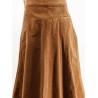 A-Line corduroy skirt