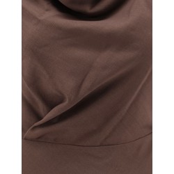 Flared Twill Fluid virgin wool dress
