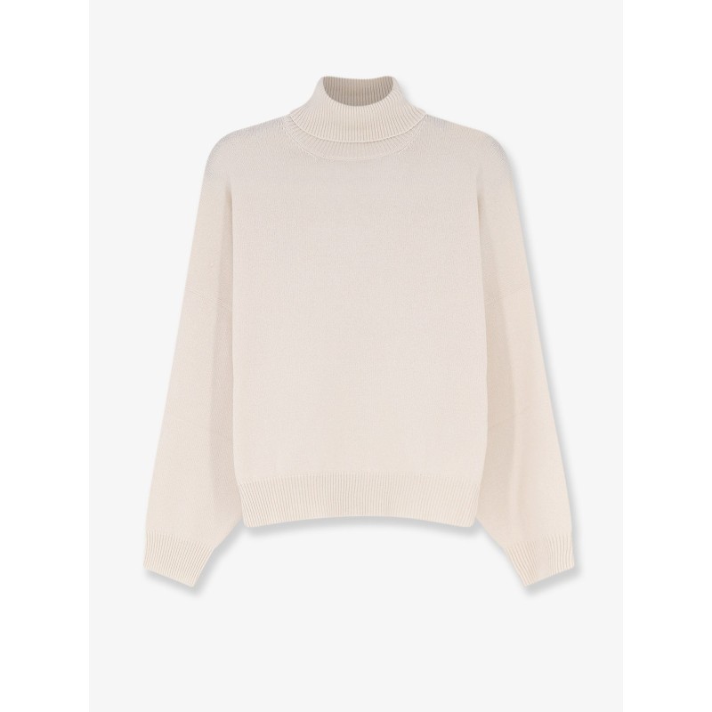 Cashmere turtleneck with Monili detail on the back
