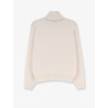 Cashmere turtleneck with Monili detail on the back