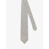 Silk tie with geometric pattern