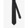Silk tie with geometric pattern
