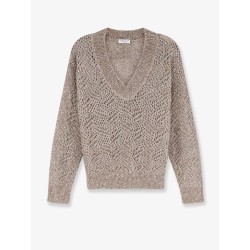 Mohair blend sweater with Dazzling pattern