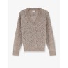 Mohair blend sweater with Dazzling pattern