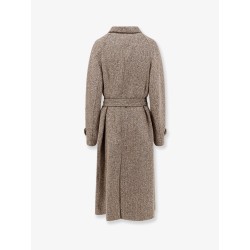 Herringbone coat with Monili detail