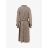 Herringbone coat with Monili detail