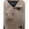 Herringbone coat with Monili detail