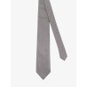Silk tie with geometric pattern