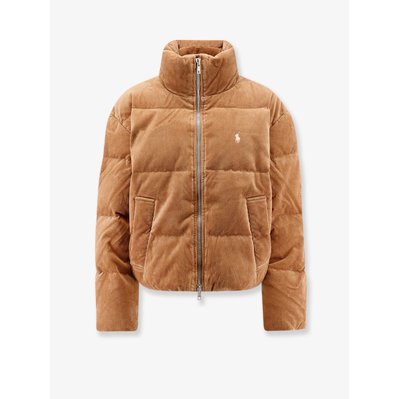 Corduroy down jacket