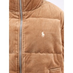 Corduroy down jacket