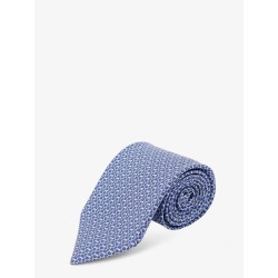 Silk tie with Intreccio print