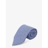 Silk tie with Intreccio print