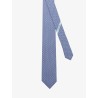 Silk tie with Intreccio print