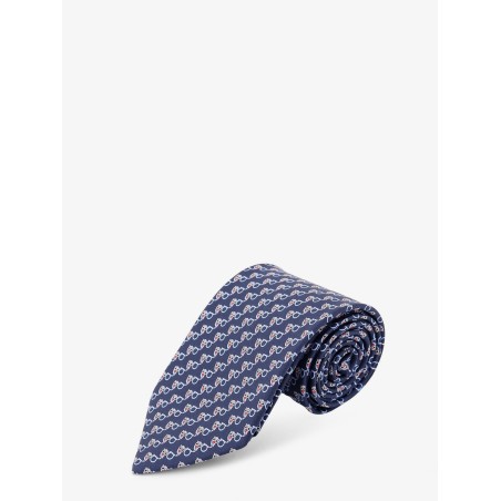 Silk tie with Owl print