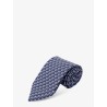 Silk tie with Owl print