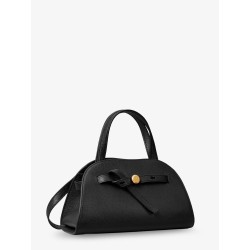 Romy Small Leather Satchel Bag with shoulder strap