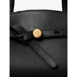 Romy Small Leather Satchel Bag with shoulder strap