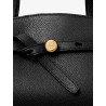 Romy Small Leather Satchel Bag with shoulder strap