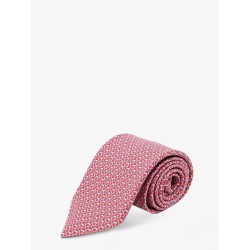 Silk tie with Intreccio print