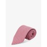 Silk tie with Intreccio print