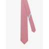 Silk tie with Intreccio print