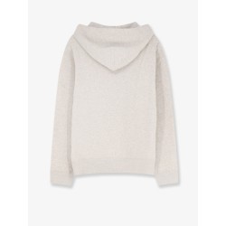 Cotton blend sweatshirt with hood