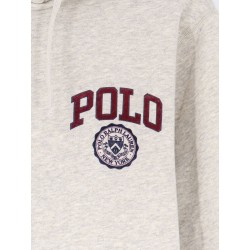 Cotton blend sweatshirt with hood