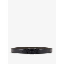 Reversible leather belt