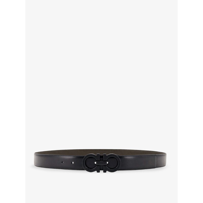 Reversible leather belt