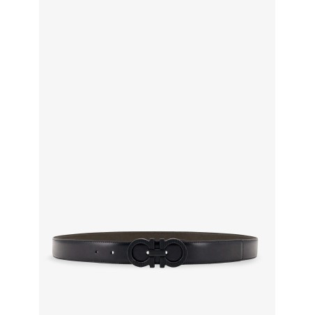Reversible leather belt
