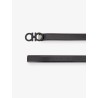 Reversible leather belt
