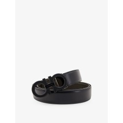 Reversible leather belt