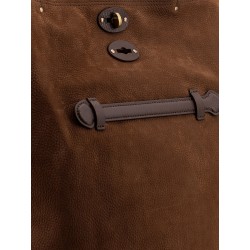 A Spasso Jones hammered leather shoulder bag