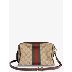 Camera bag GG fabric crossbody bag with metal Horsebit