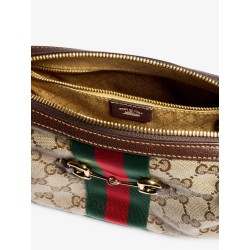 Camera bag GG fabric crossbody bag with metal Horsebit