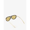 Aviator Knot acetate sunglasses