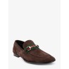 Como suede loafers