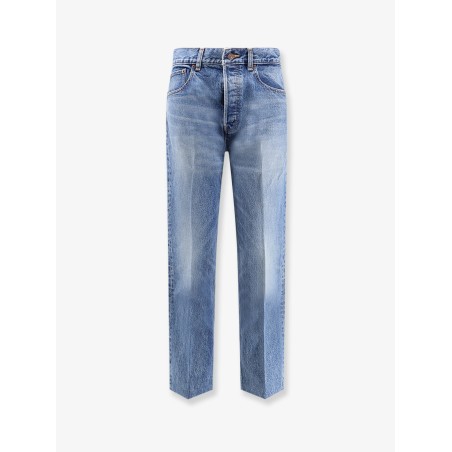 Boyfriend Jeans with Logo tag