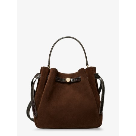 Romy suede bucket bag