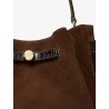 Romy suede bucket bag