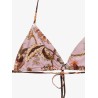 Aster nylon bikini with paisley print