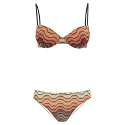 Zigzag pattern bikini