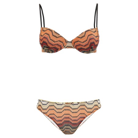 Zigzag pattern bikini