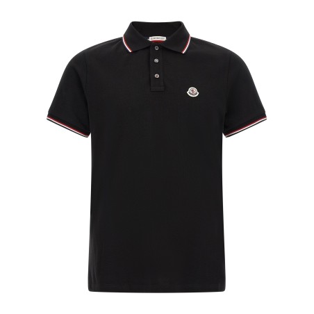 Tricolor trim polo shirt